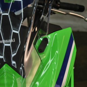 Kawasaki Ninja 500 Block Off Plates - Front - New Rage Cycles - `24-`27